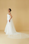 Marina Cathedral Wedding Veil – Soft Tulle Bridal Veil