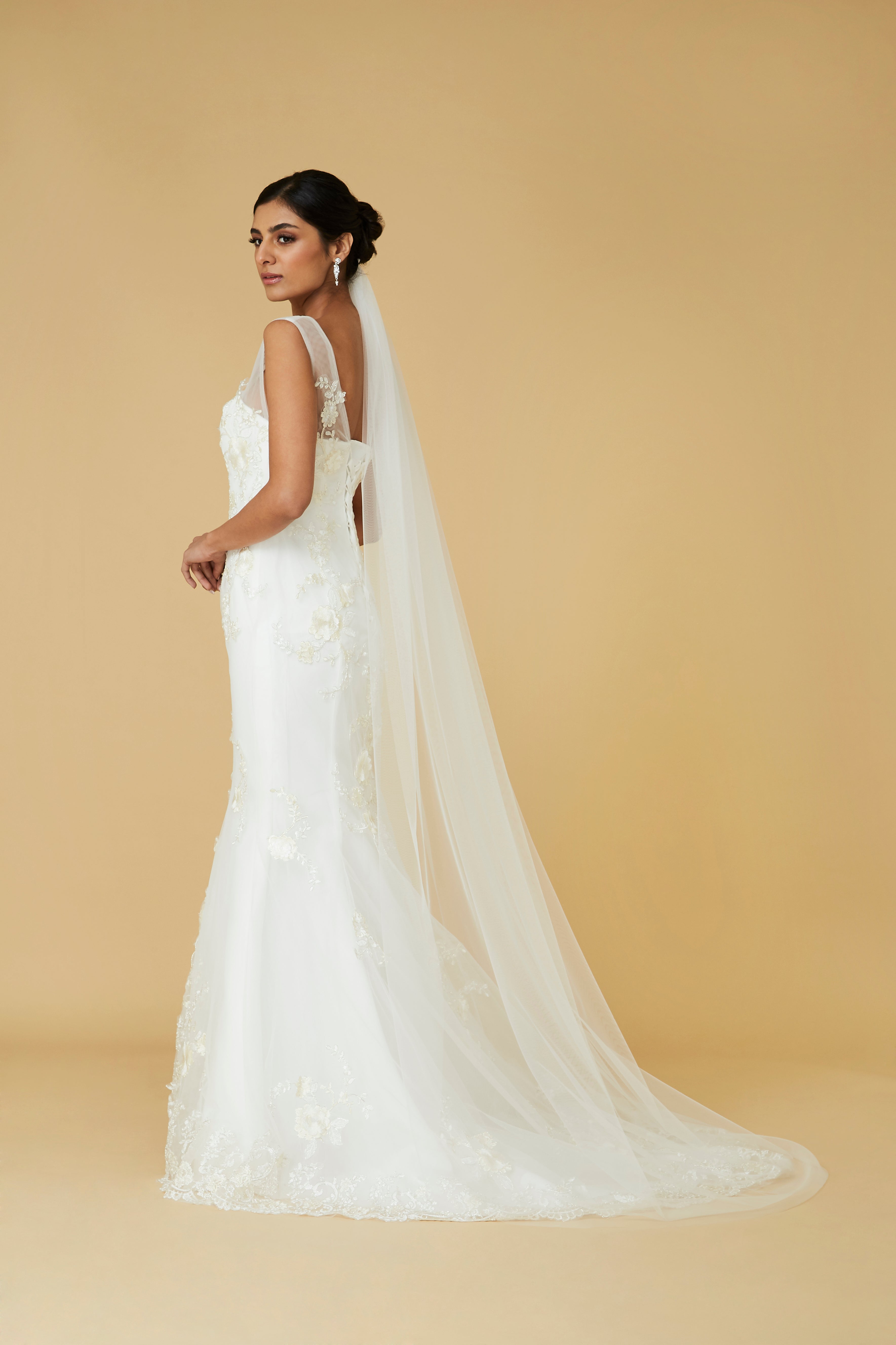 Livienne Chapel Wedding Veil