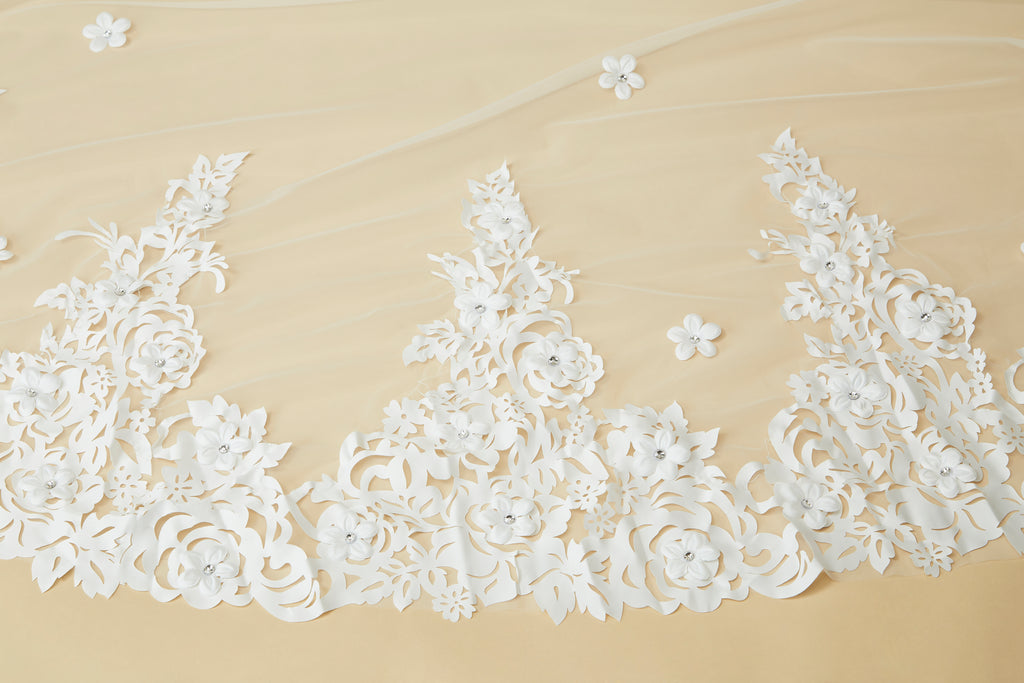 Odette’s Bed of Roses Cathedral Bridal Veil