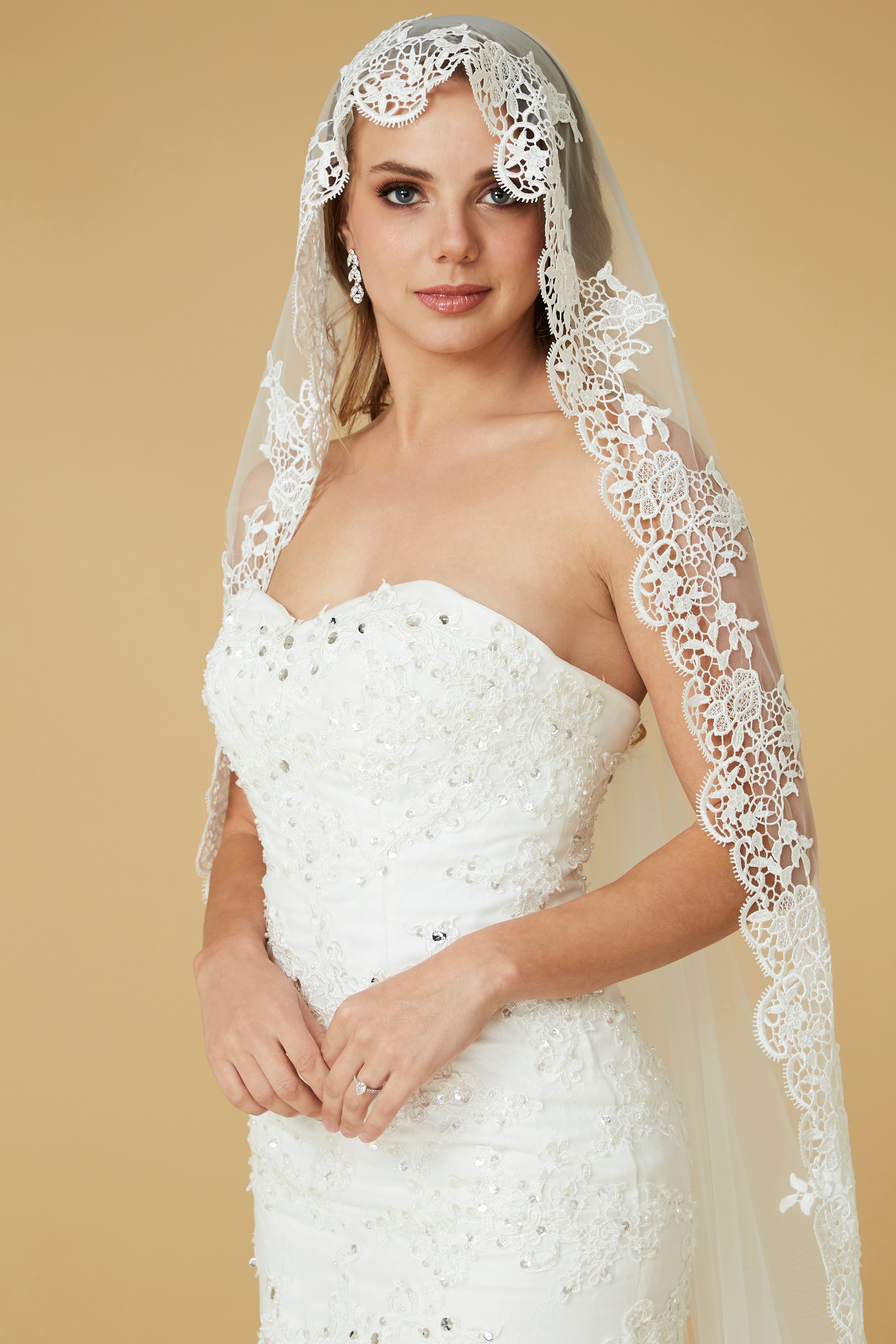 Cecillia Cathedral Wedding Veil