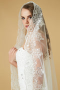 Aurea Lace Chapel Bridal Veil