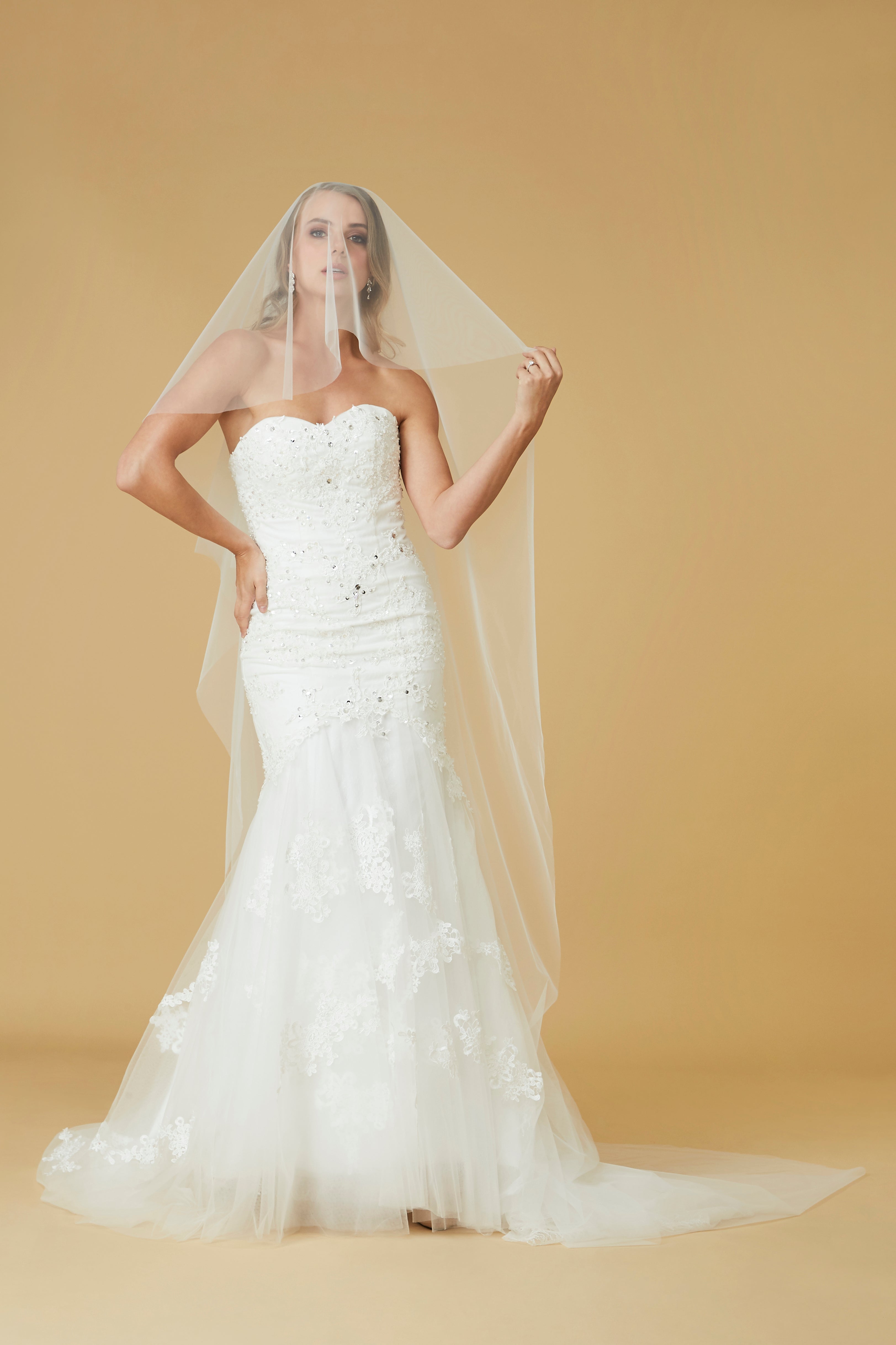 Oceane's Cathedral  Wedding Veil