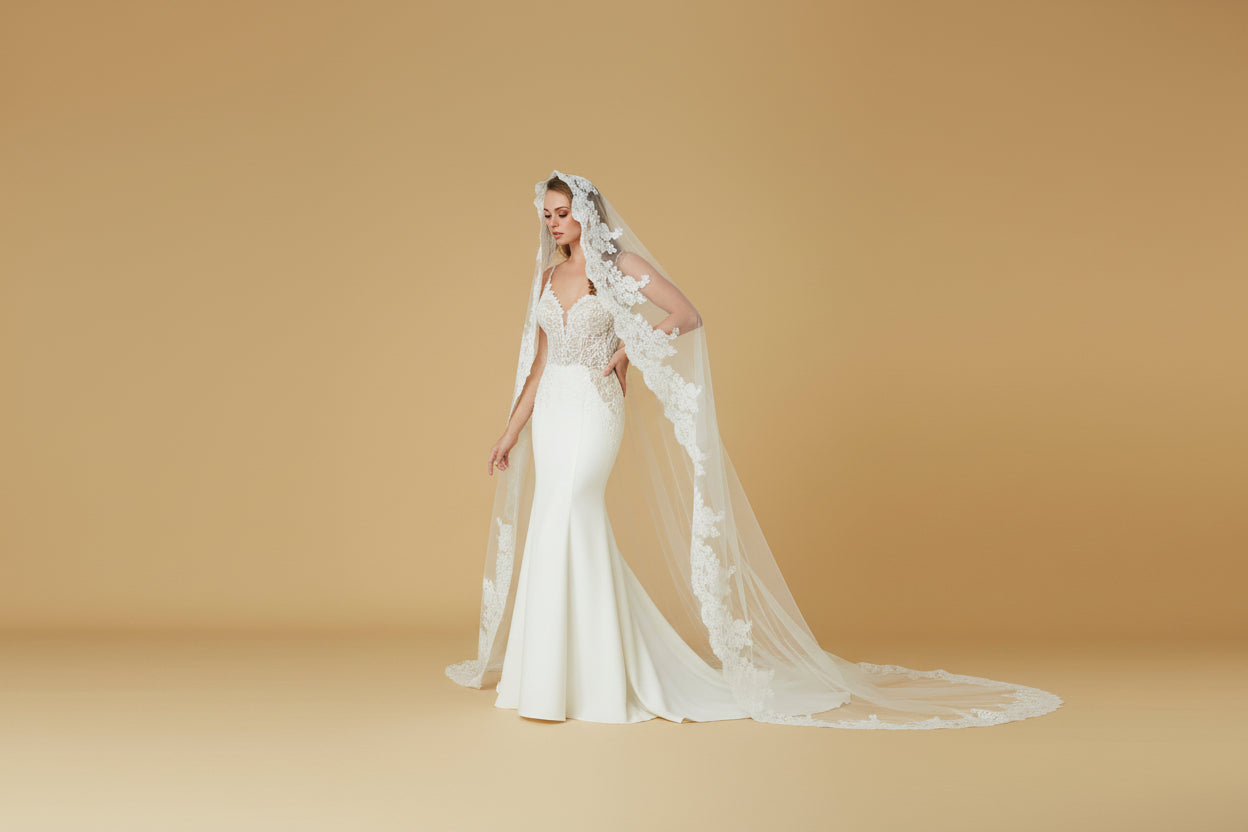 Rosemonde Cathedral Wedding Veil