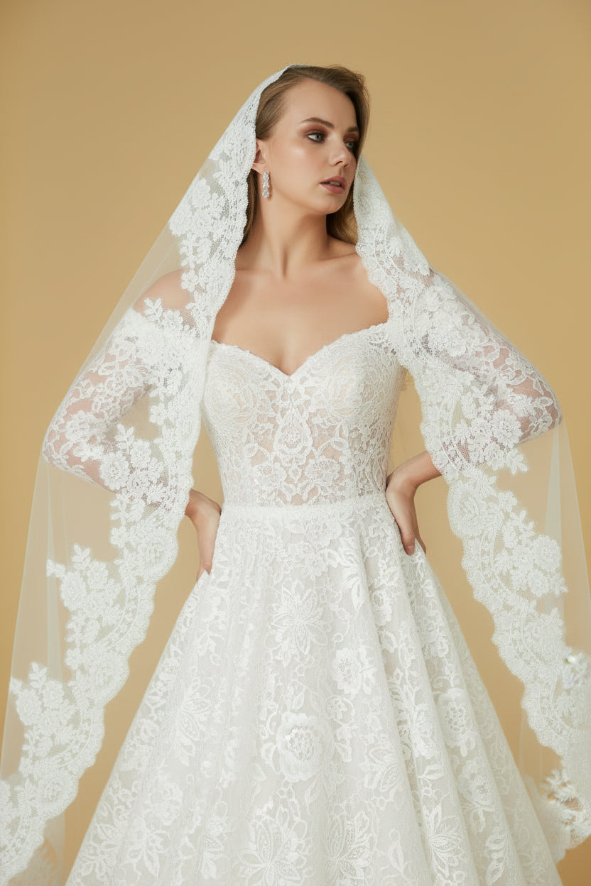 Rosemonde Cathedral Wedding Veil